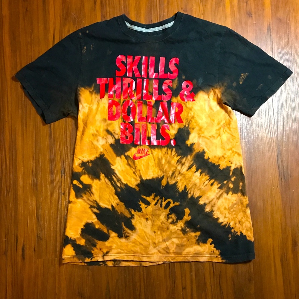 90’s Nike Standard Fit Tye Dye Graphic T Shirt Lg